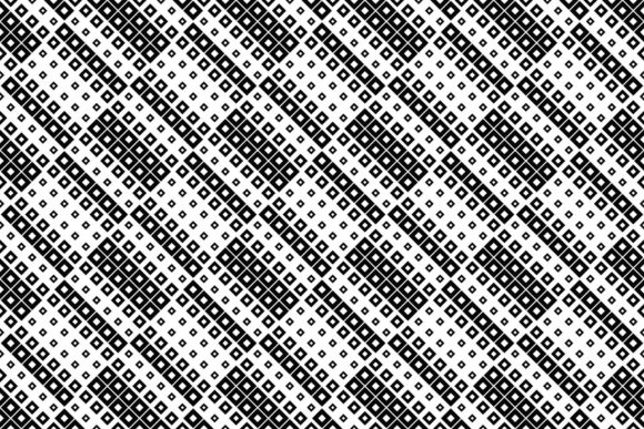 Black and White Seamless Square Pattern: A Design Essential
