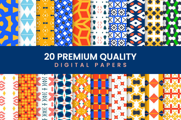 Embracing Precision and Versatility: Exploring 20 High Quality Geometric Digital Paper