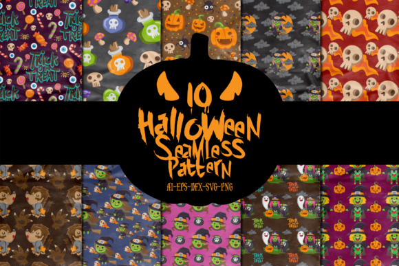Halloween Seamless Pattern for Your Creative Projects