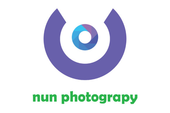 Nun Photography Logo Template: Arabic-Inspired Brand Identity