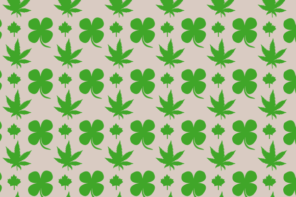 Simple Cannabis Leaf Pattern Design: EPS & PNG Guide