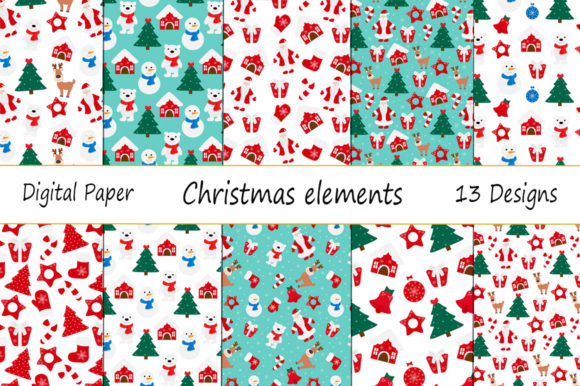 The Design Alchemy of Seamless Pattern New Year Christmas: Blending Festive Cheer with Timeless Professionalism
