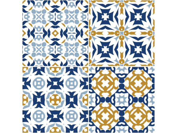 Vintage Tile Retro Set for Creative Projects