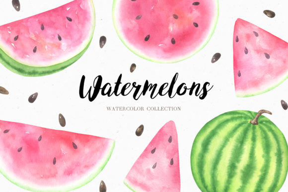 Watercolor Watermelon Collection: Your Creative Shortcut for Summer Projects